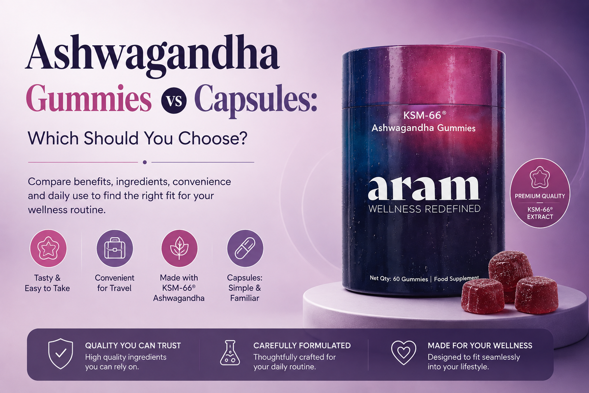 Ashwagandha Gummies vs Capsules
