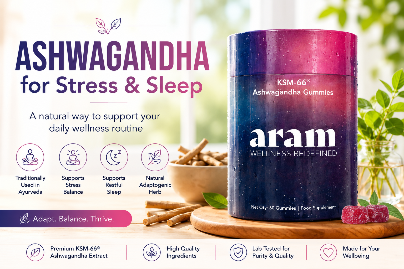 Ashwagandha for Stress and Sleep