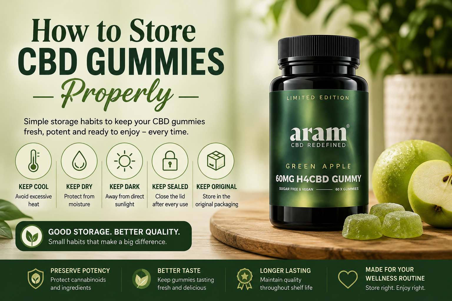 How to Store CBD Gummies Properly