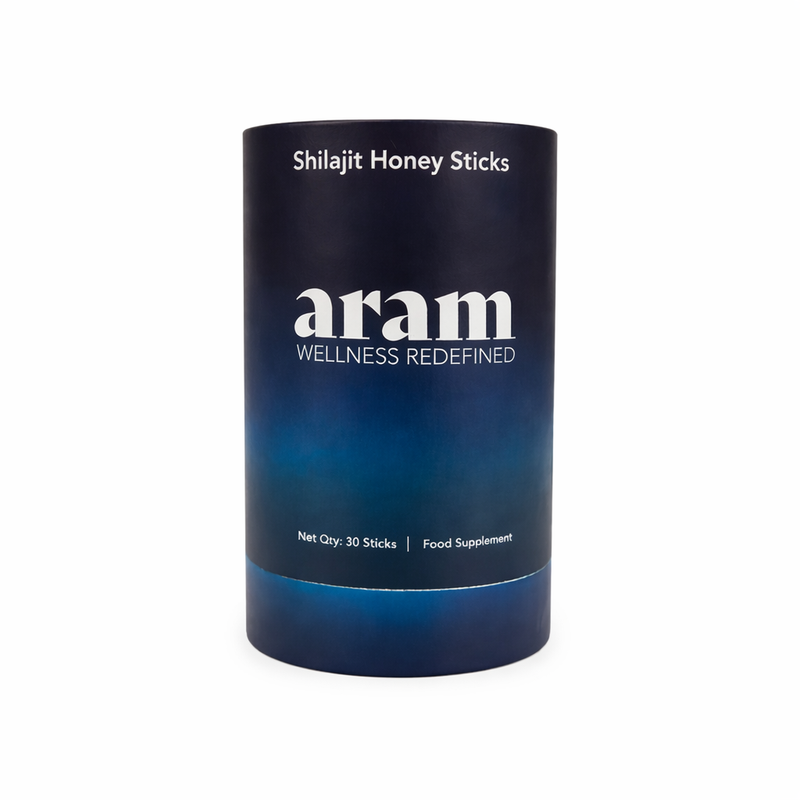 Aram Shilajit Saffron Honey Sticks